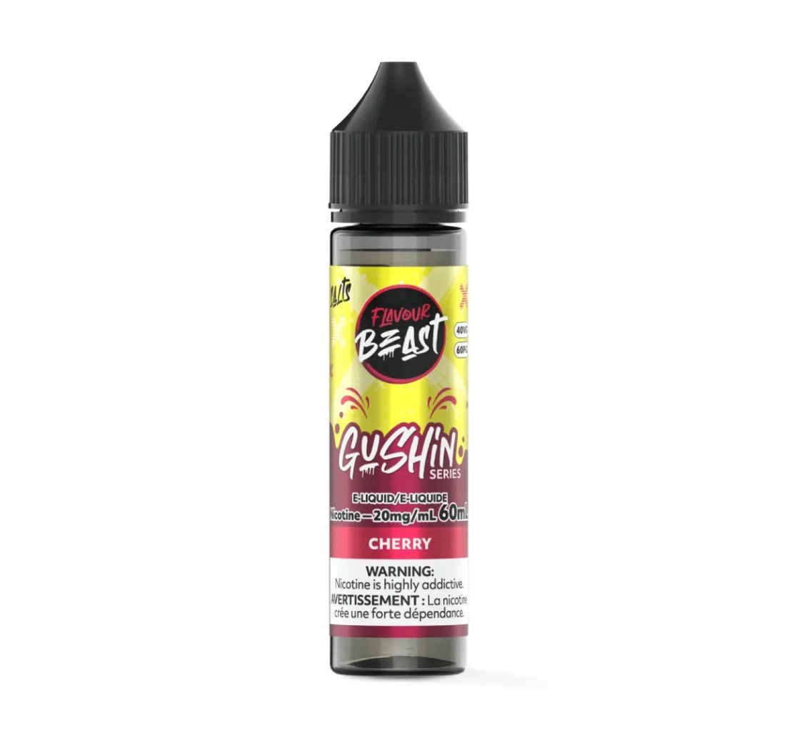 GUSHIN CHERRY - FLAVOUR BEAST SALTS 60ML [PROV]