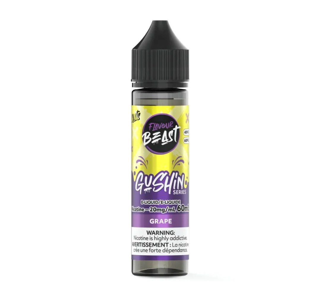 GUSHIN GRAPE - FLAVOUR BEAST SALTS 60ML [PROV]