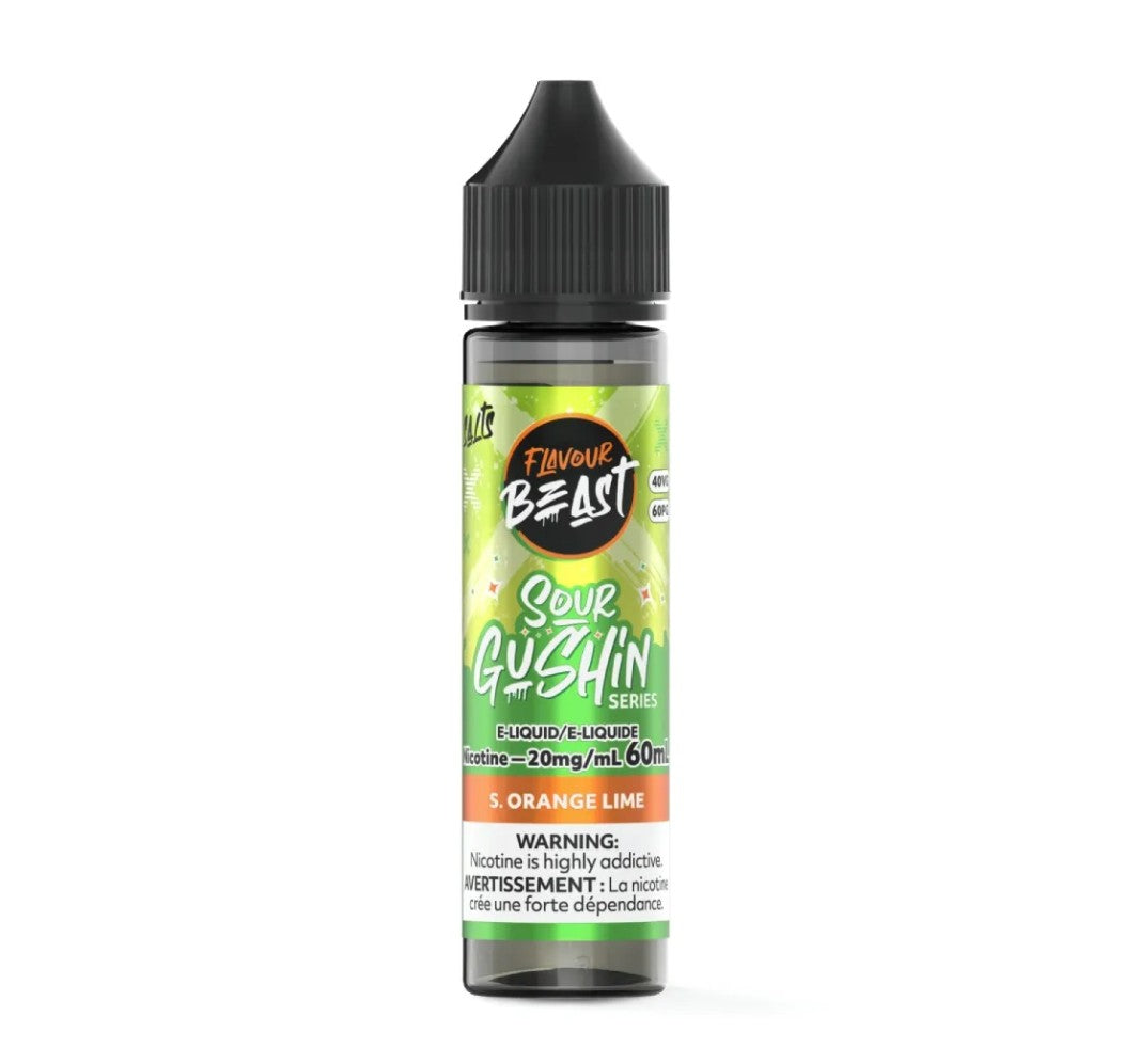 GUSHIN S. ORANGE LIME - FLAVOUR BEAST SALTS 60ML [PROV]