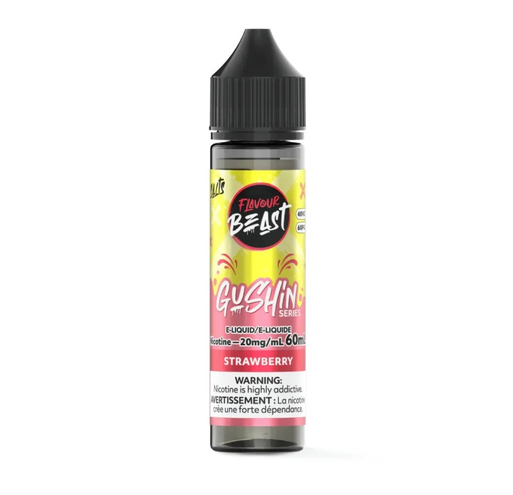 GUSHIN STRAWBERRY - FLAVOUR BEAST SALTS 60ML [PROV]