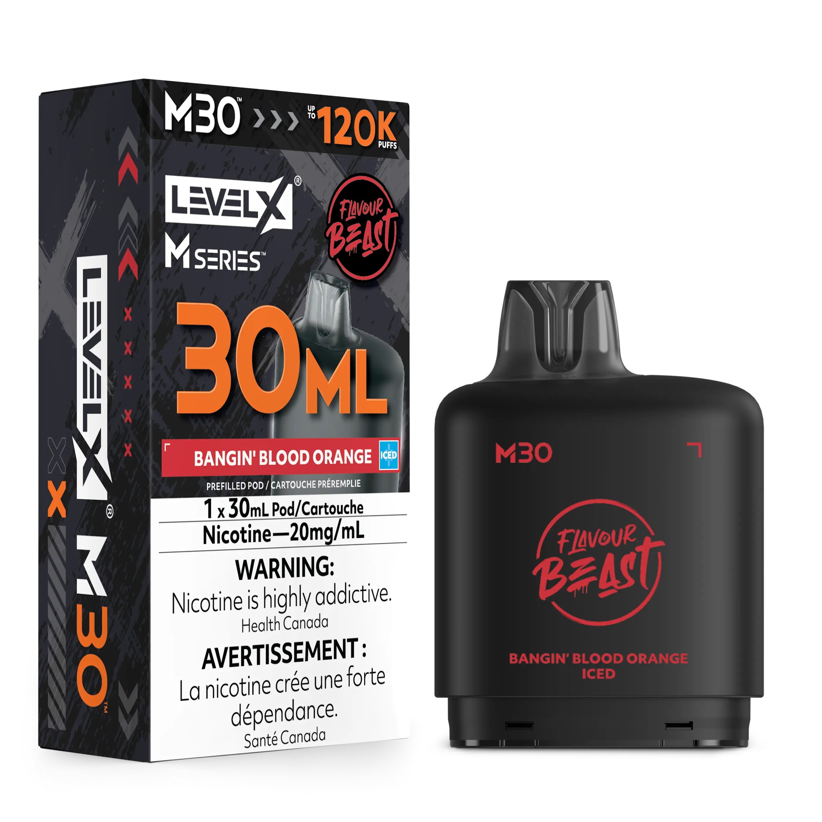 LEVEL X M SERIES - M30 PODS (30ml) [PROV]