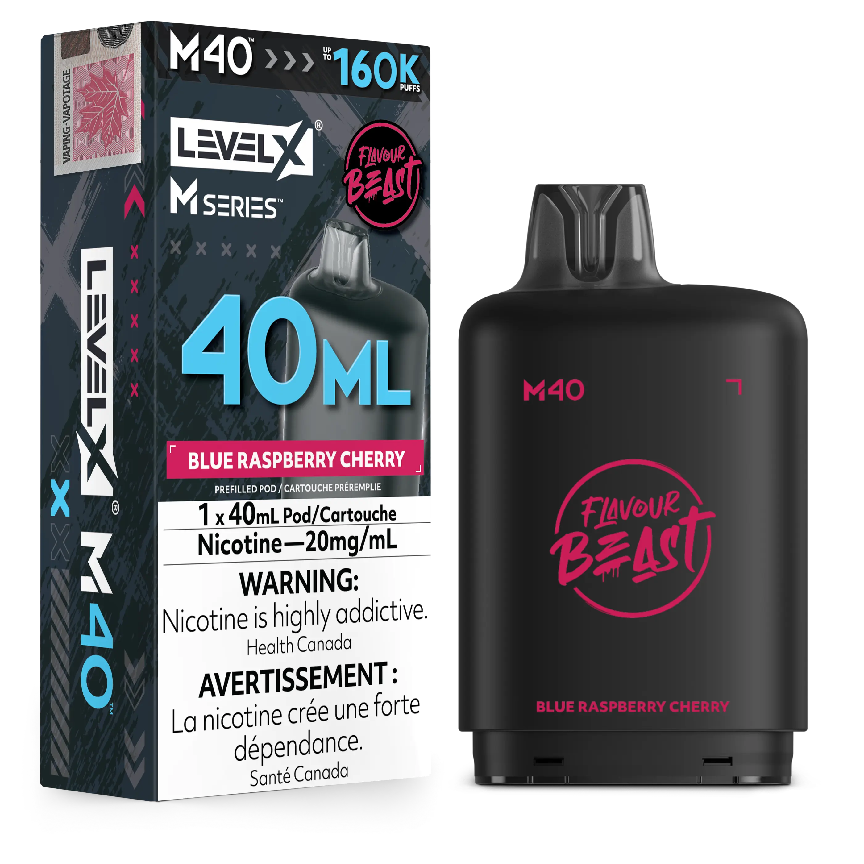 LEVEL X M SERIES - M40 PODS (40ml) [PROV]