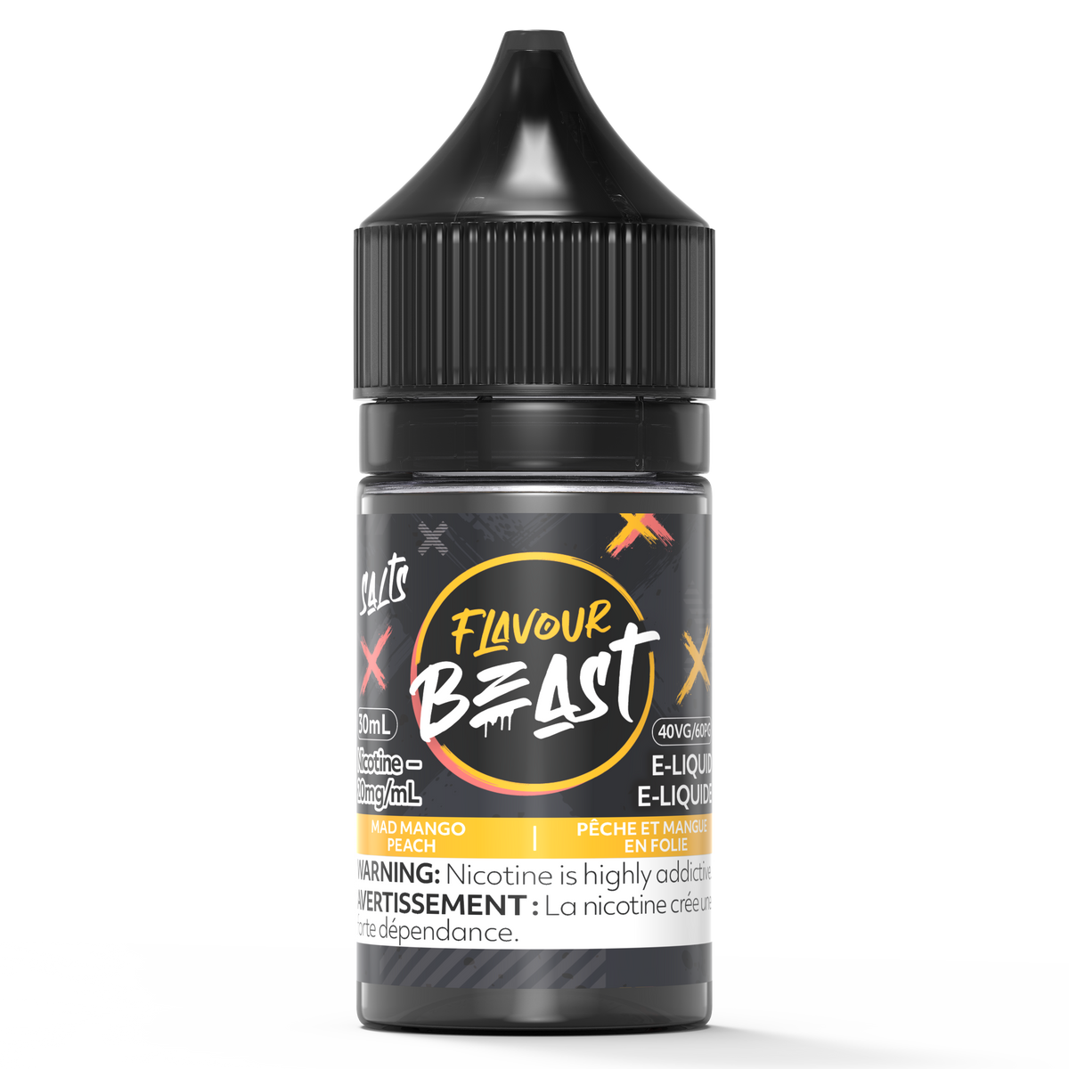 Mango Peach Flavour Beast Nic Salt 30mL