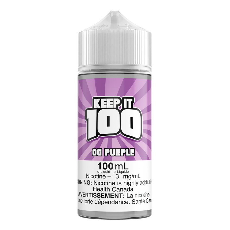 OG PURPLE - KEEP IT 100 | 100ml-Keep it 100-Gas City Vapes