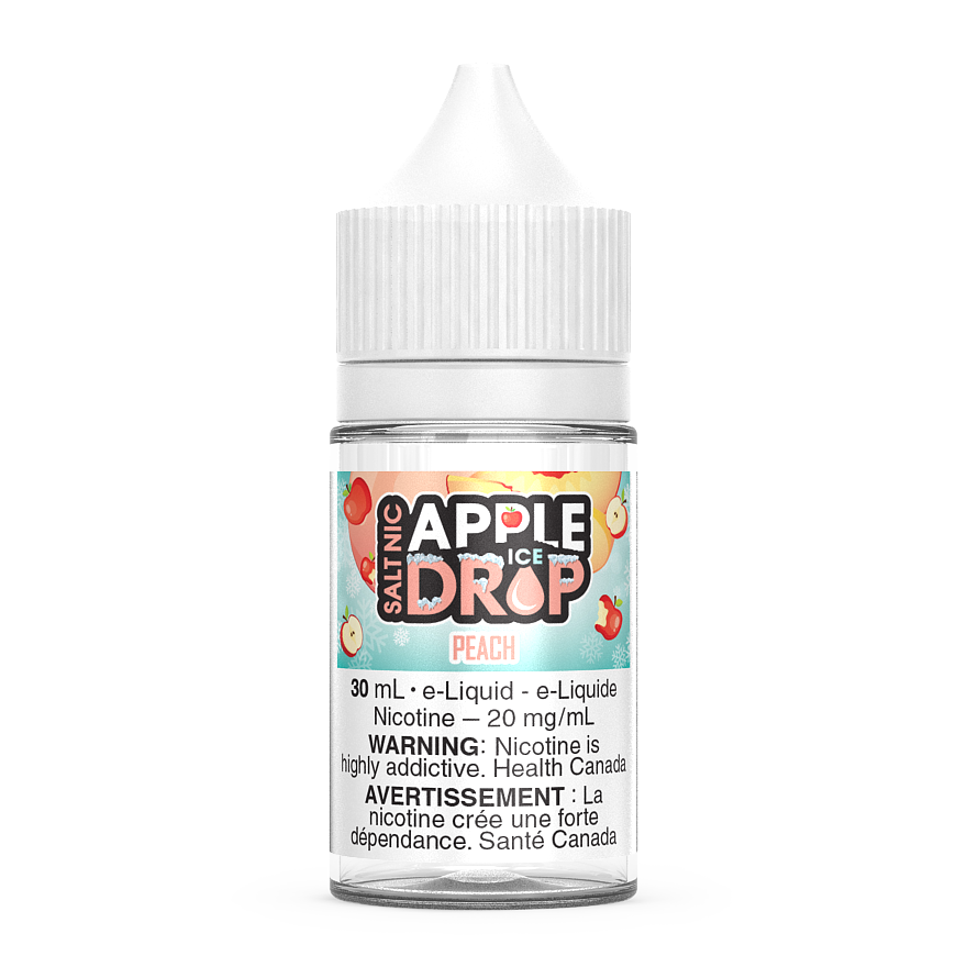 PEACH - APPLE DROP ICE SALT 30ML-Apple Drop Ice Salt-Gas City Vapes