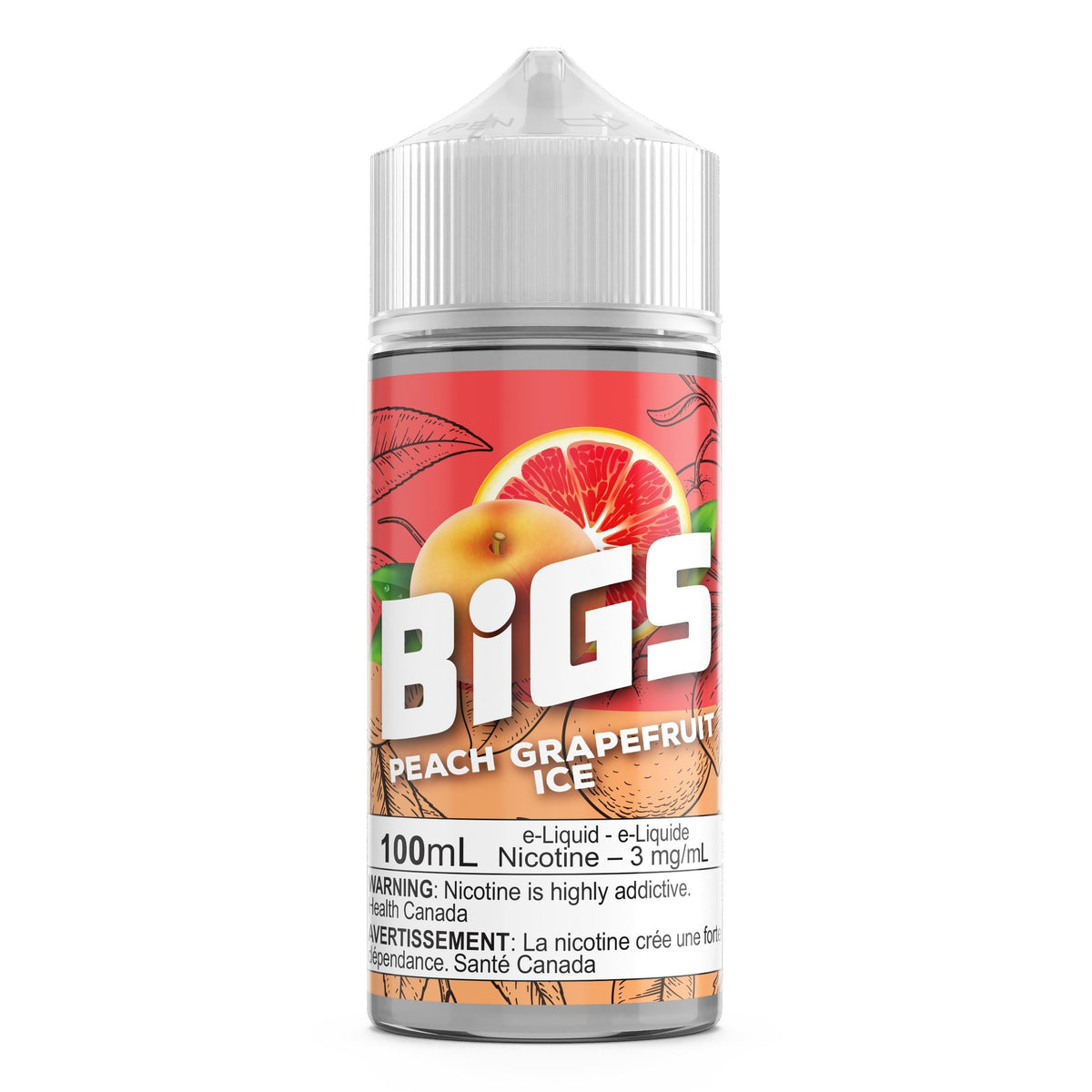 Peach Grapefruit Ice E-liquid 100mL