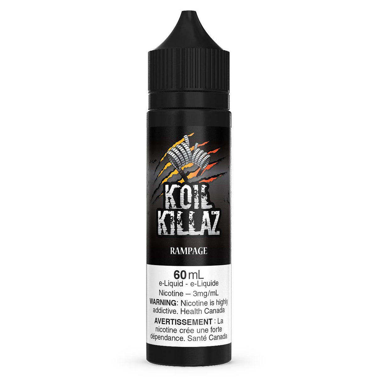 RAMPAGE - KOIL KILLAZ E-LIQUID 60ml-Koil Killaz-Gas City Vapes