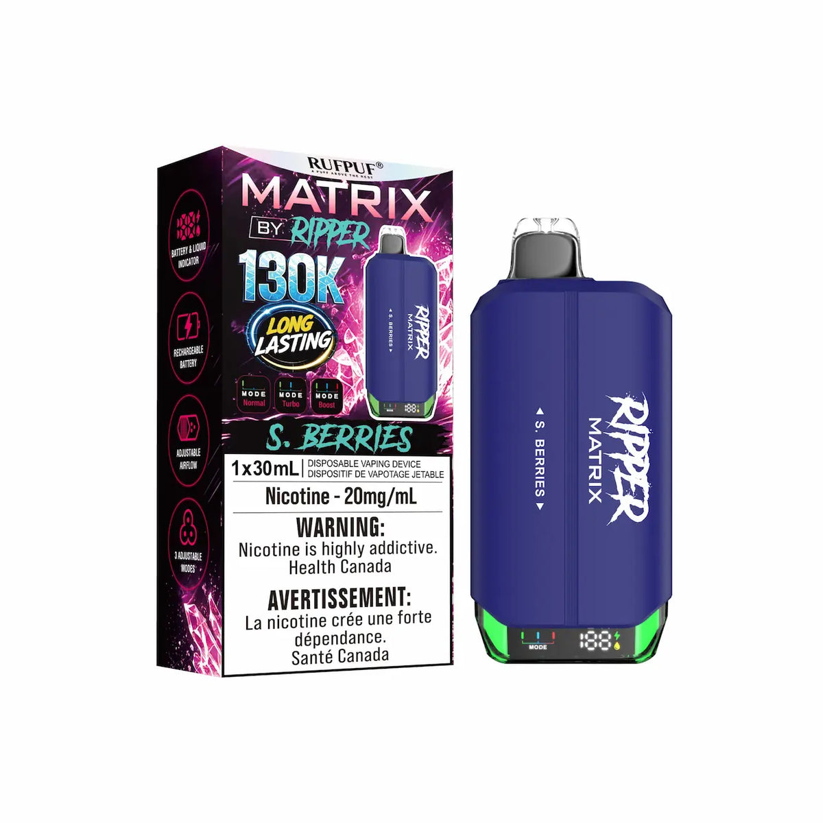 RIPPER MATRIX 130K 30ML DISPOSABLE VAPE [PROV]
