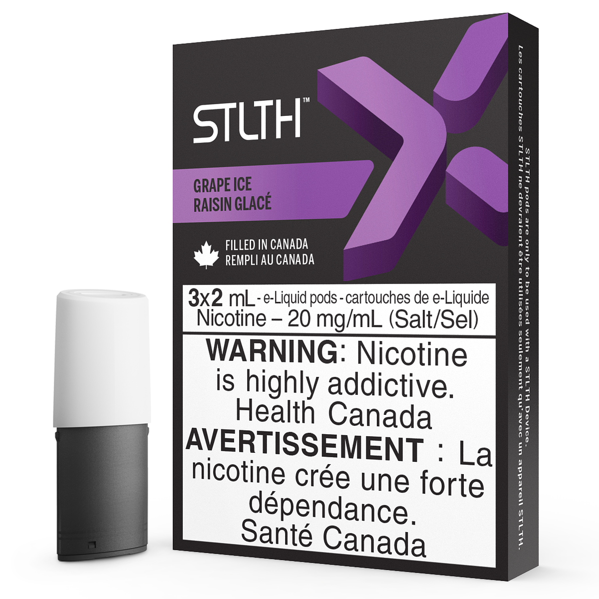 STLTH X POD PACK - GRAPE ICE-STLTH-Gas City Vapes