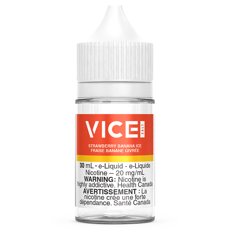 STRAWBERRY BANANA ICE - VICE SALT 30ML-VICE SALT-Gas City Vapes