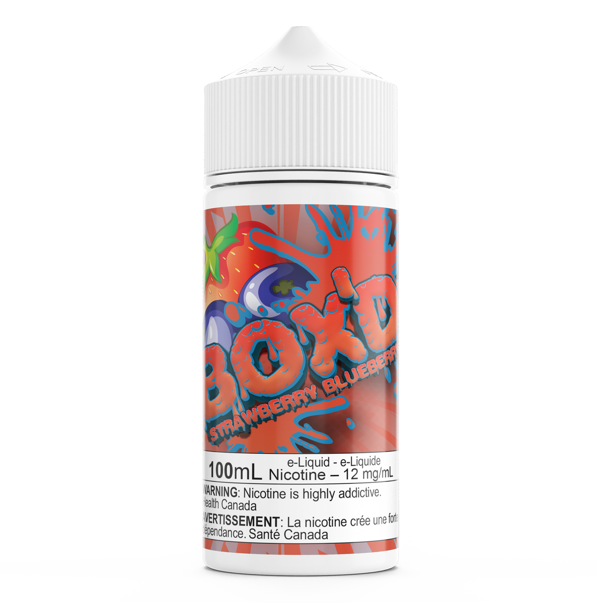 STRAWBERRY BLUEBERRY - BOX'D 100ML-BOX'D E-LIQUID-Gas City Vapes