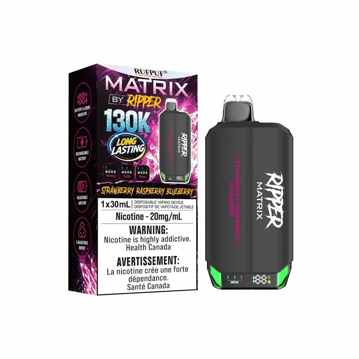 RIPPER MATRIX 130K 30ML DISPOSABLE VAPE [PROV]