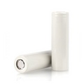 Two cylindrical white objects on a white background