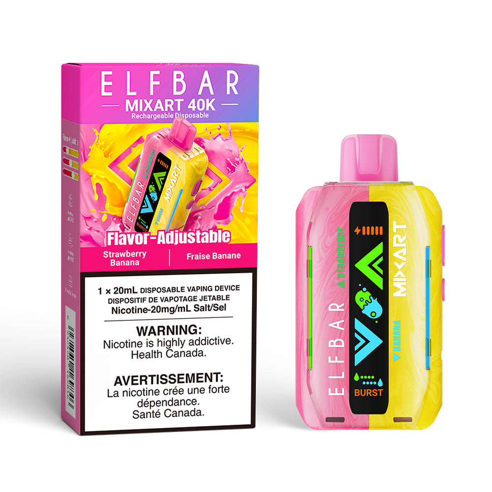Strawberry Banana ELFBAR MixArt Disposable Vape