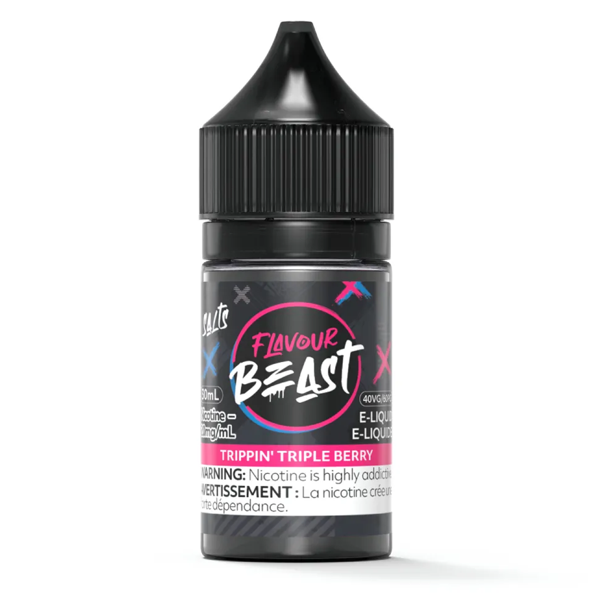 TRIPPIN' TRIPLE BERRY - FLAVOUR BEAST SALT 30ML-FLAVOUR BEAST SALTS-Gas City Vapes