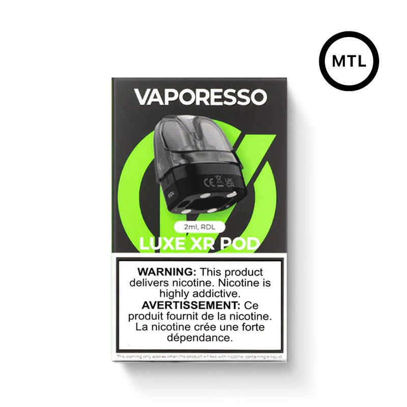 VAPORESSO LUXE XR EMPTY REPLACEMENT POD (2PACK)-Vaporesso-Gas City Vapes