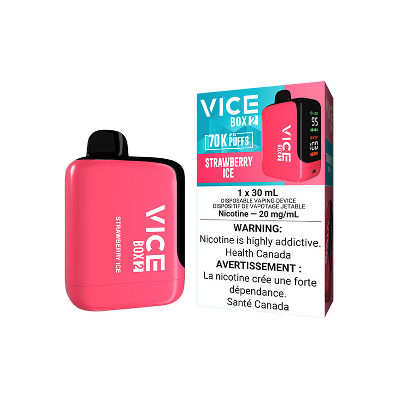 Strawberry Ice VICE BOX 2 disposable vape