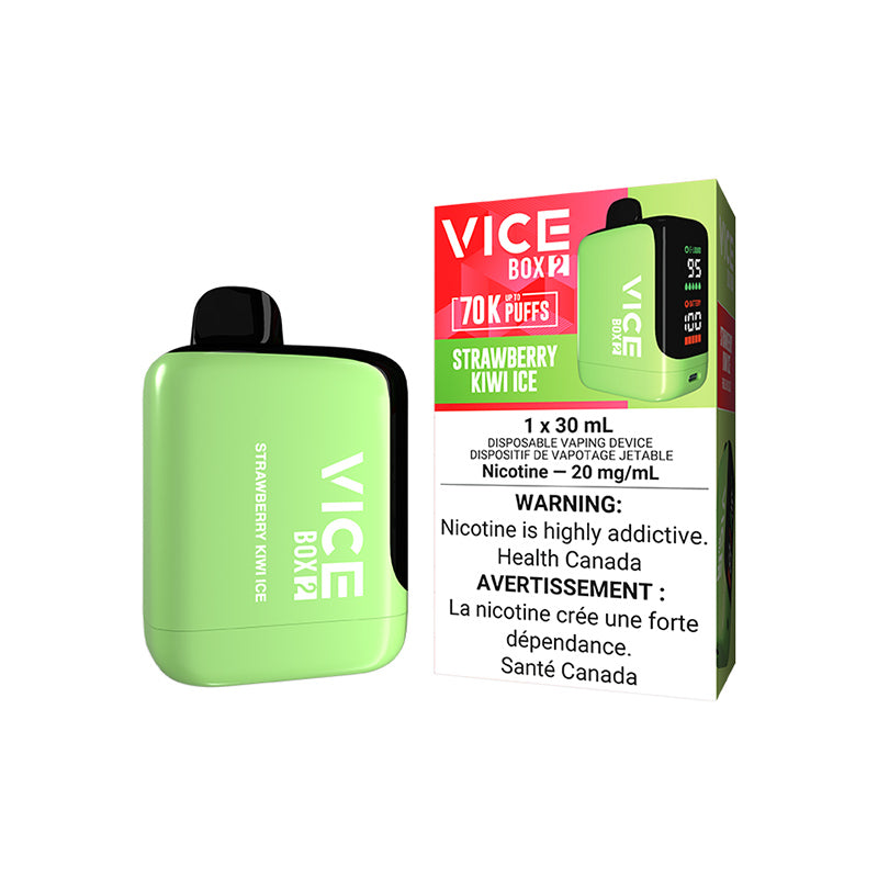Strawberry Kiwi Ice VICE BOX 2 disposable vape