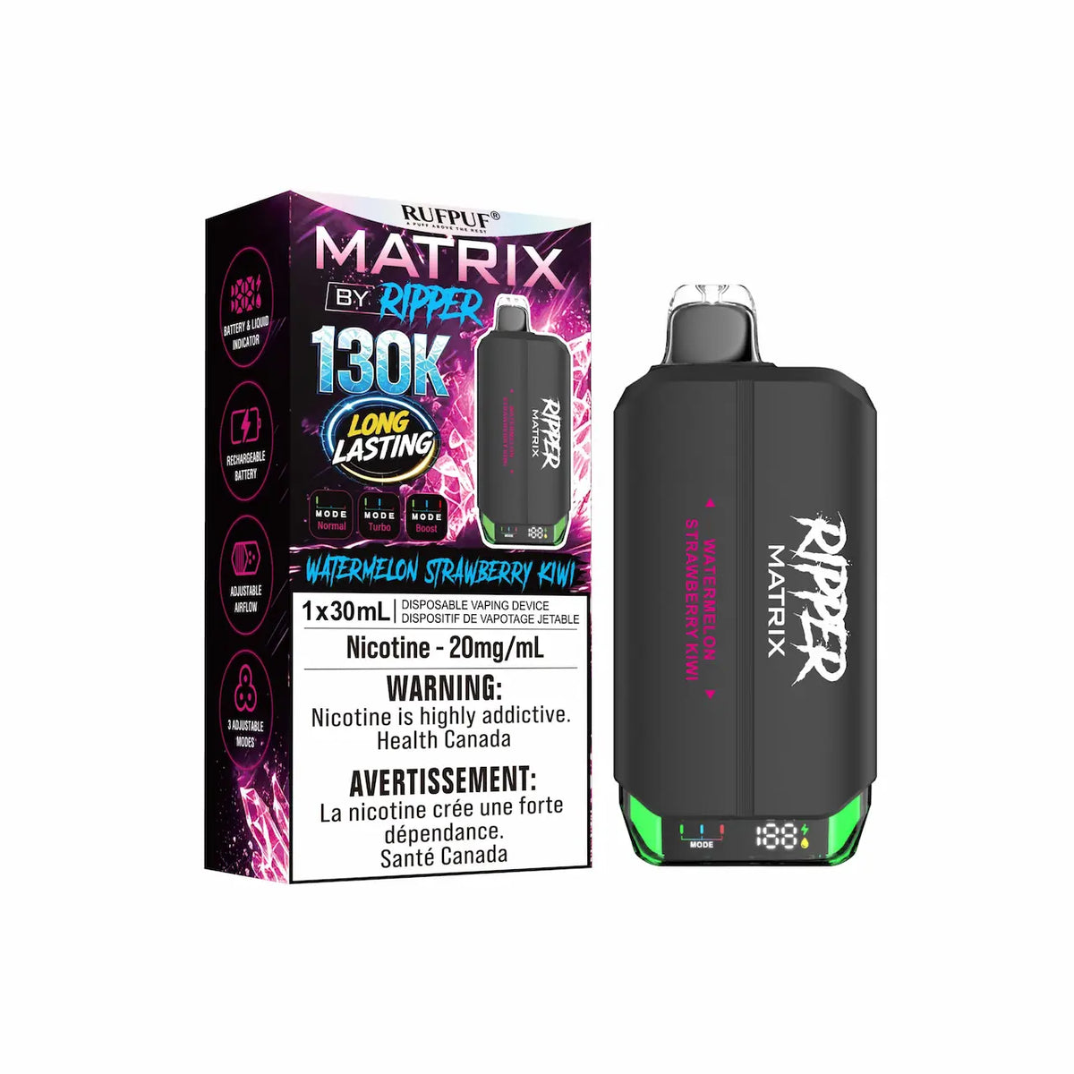 RIPPER MATRIX 130K 30ML DISPOSABLE VAPE [PROV]