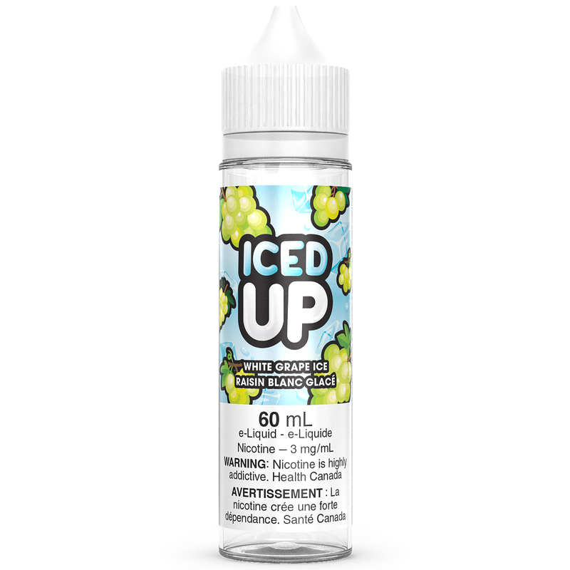 WHITE GRAPE ICE - ICED UP 60ML-ICED UP E-LIQUID-Gas City Vapes