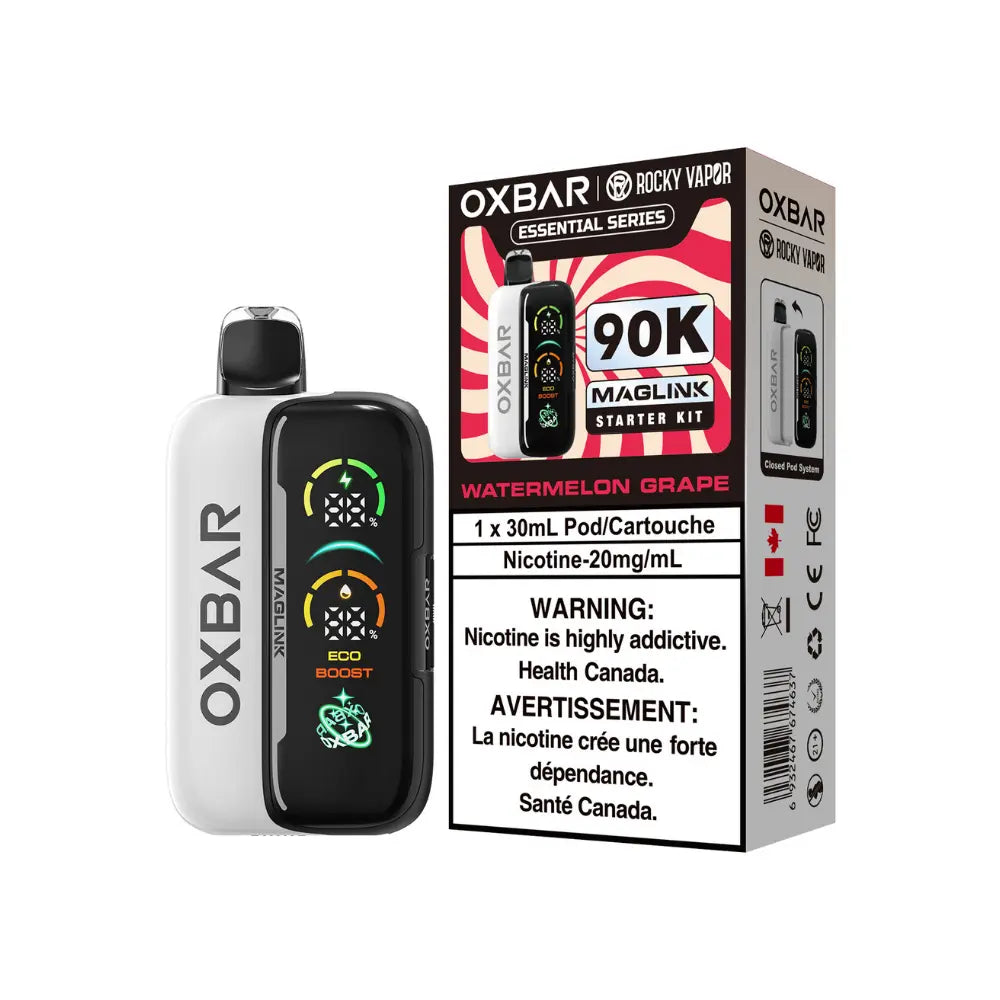 ROCKY VAPOR X OXBAR - MAGLINK 90K PUFF STARTER KIT [AB]