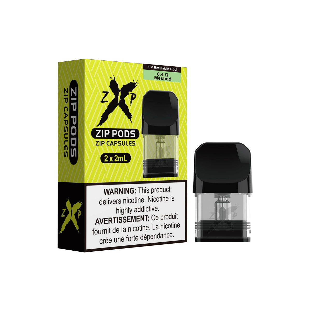ZIP X REPLACEMENT POD PACK (2 PACK)