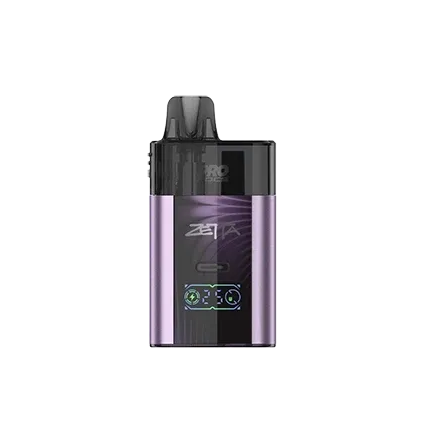 Vape device with 'Zetta' branding on a white background