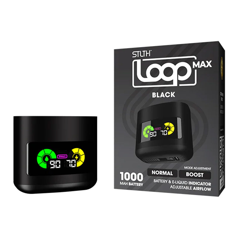 Black STLTH Loop Max Battery