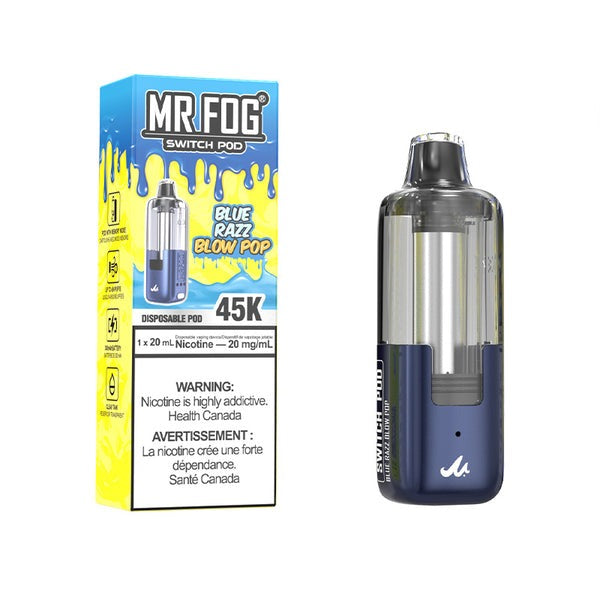 Mr Fog Blue Rancher Ice Flavor MR FOG AURA 60K Disposable Vape Mr Fog Blue Rancher Ice Flavor MR FOG AURA 60K Disposable Vape