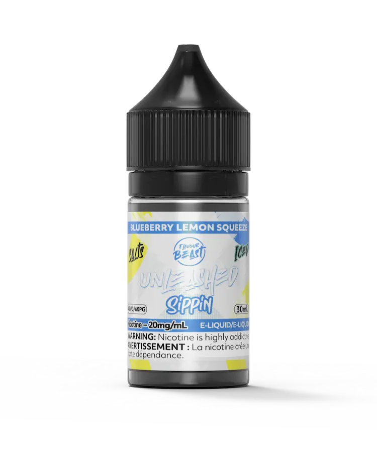Sippin Blueberry Lemon Squeeze Flavour Beast Salt 30mL