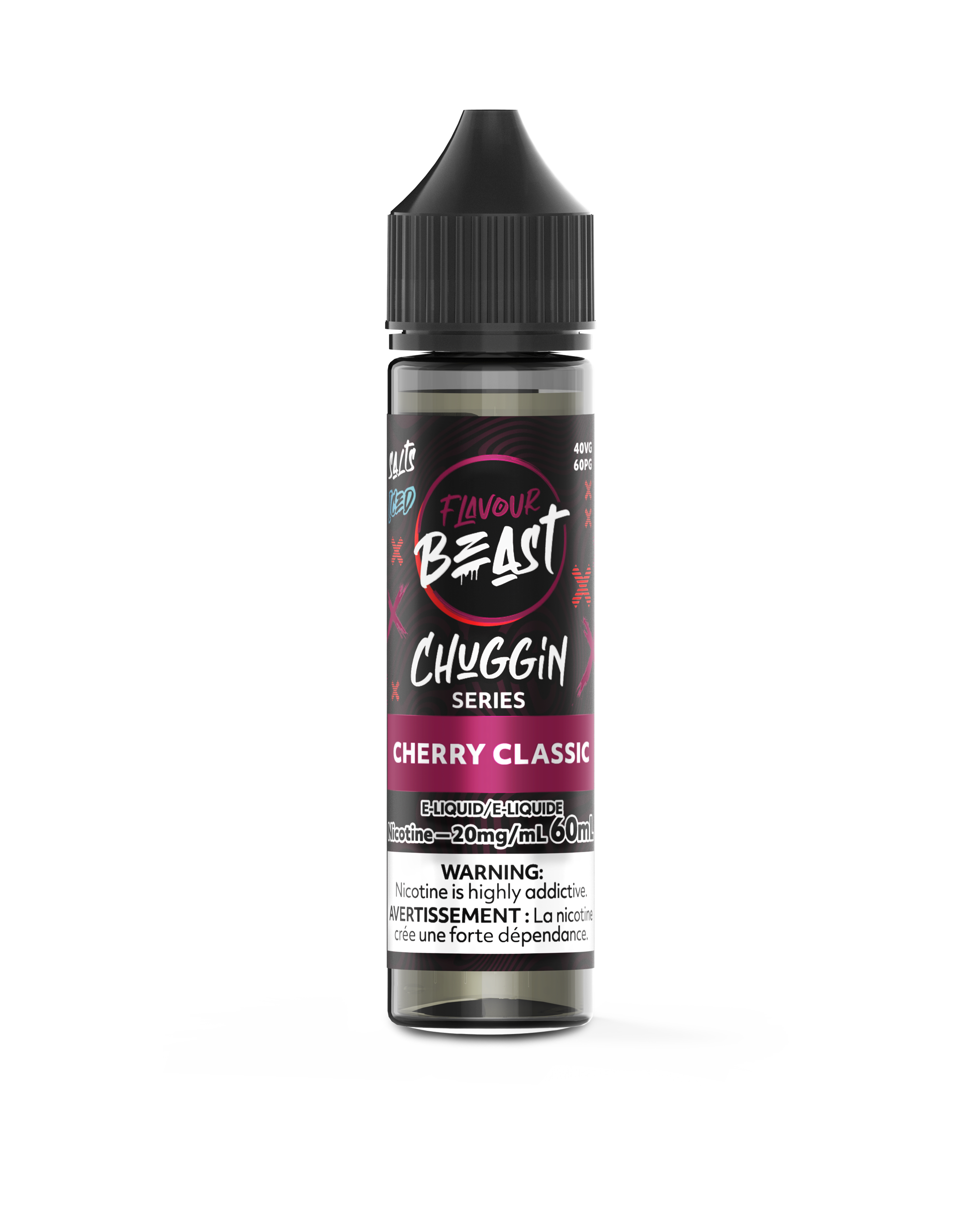 Chuggin Cherry Classic Flavour Beast 60mL Nic Salt