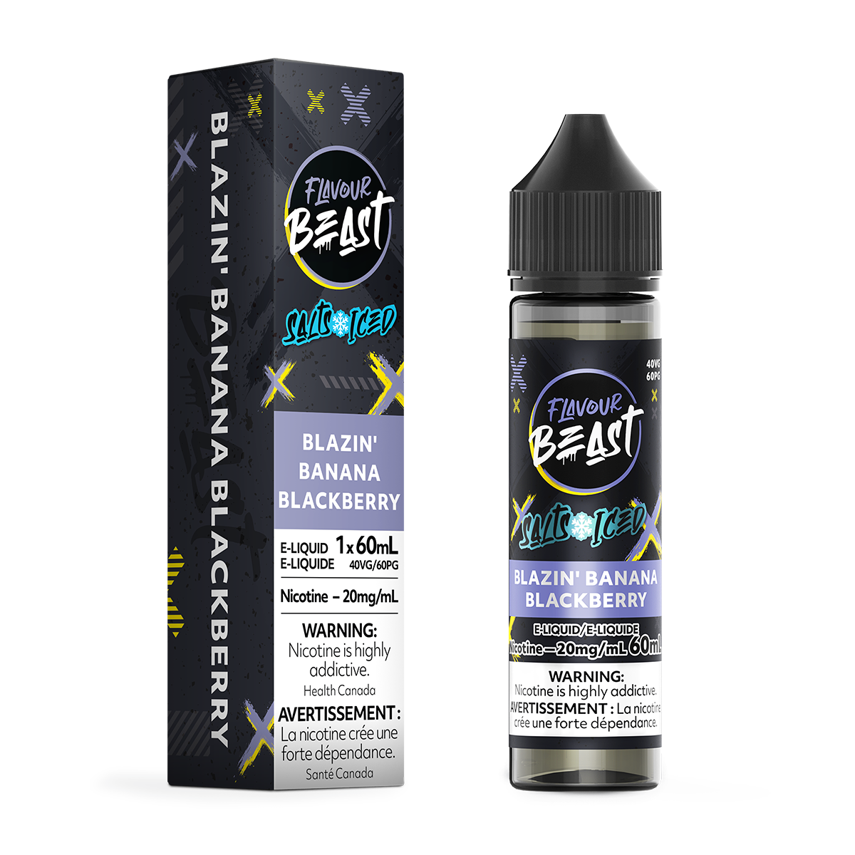 Blackberry Banana Ice Nic Salt 60mL