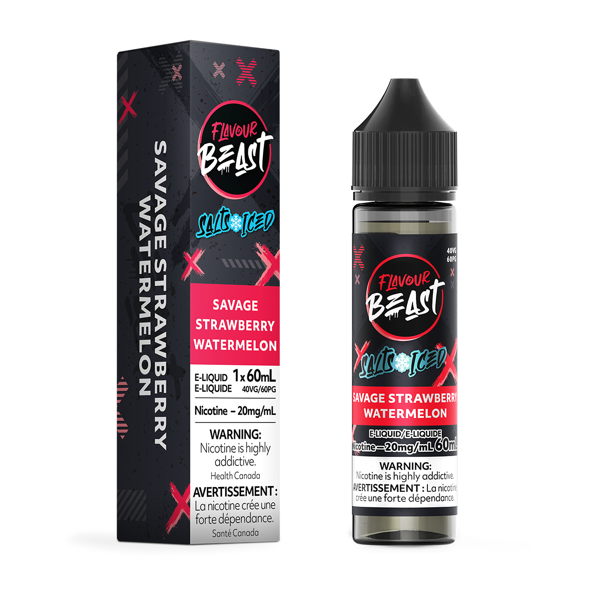 Strawberry Watermelon Nic Salt 60mL
