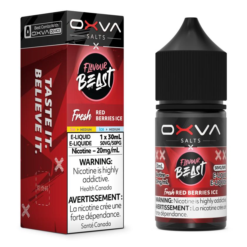 FRESH RED BERRIES ICE - FLAVOUR BEAST x OXVA E-LIQUID 30ML [PROV]
