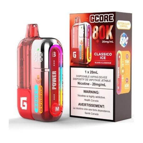 GCORE G 80K DISPOSABLE VAPE [FED]