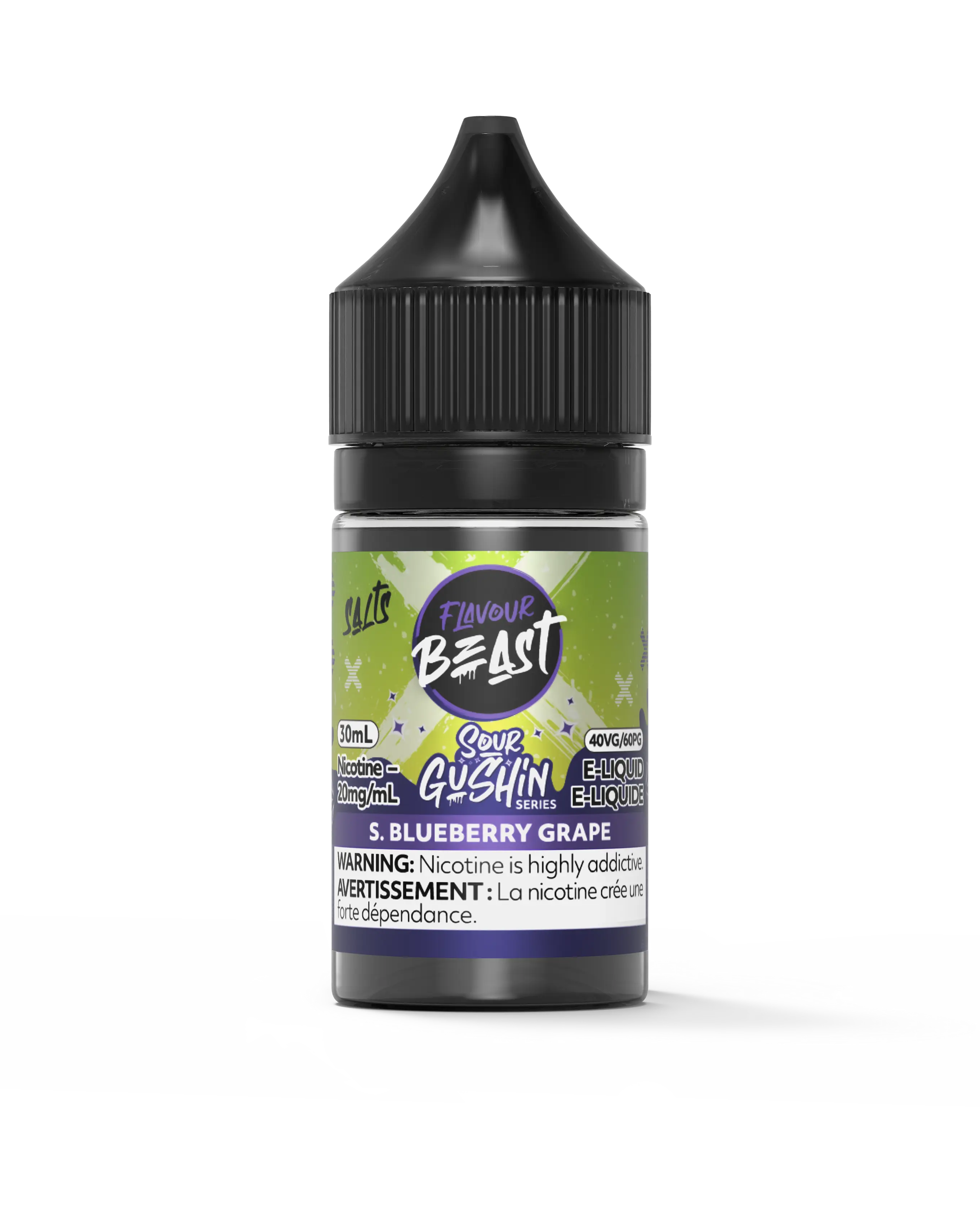 Flavour Beast Gushin S. Blueberry Grape 30mL Salt