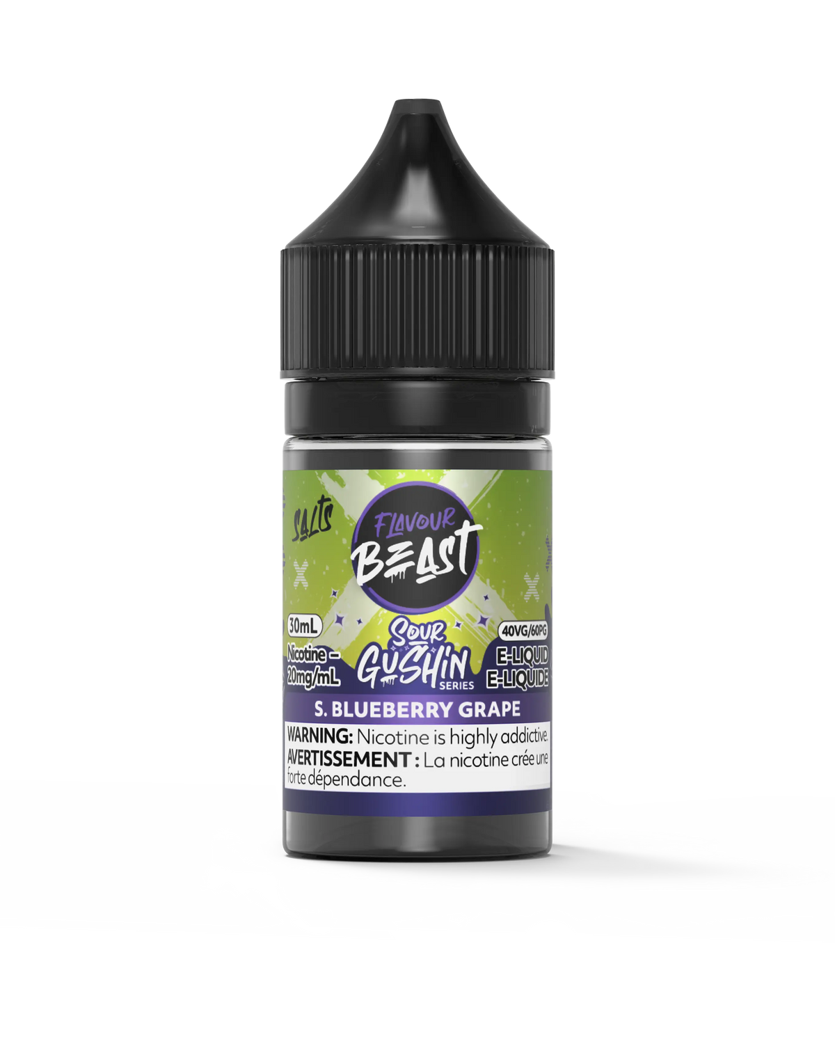 Flavour Beast Gushin S. Blueberry Grape 30mL Salt
