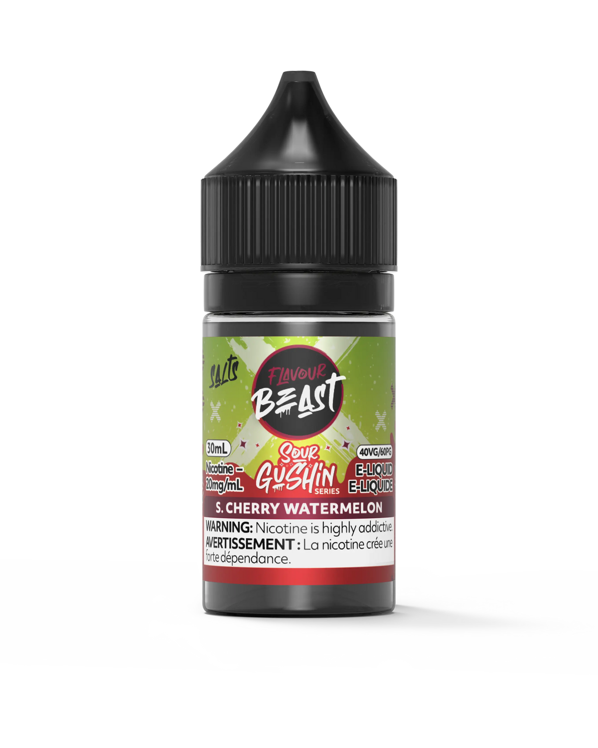 Flavour Beast Gushin S. Cherry Watermelon 30mL Salt