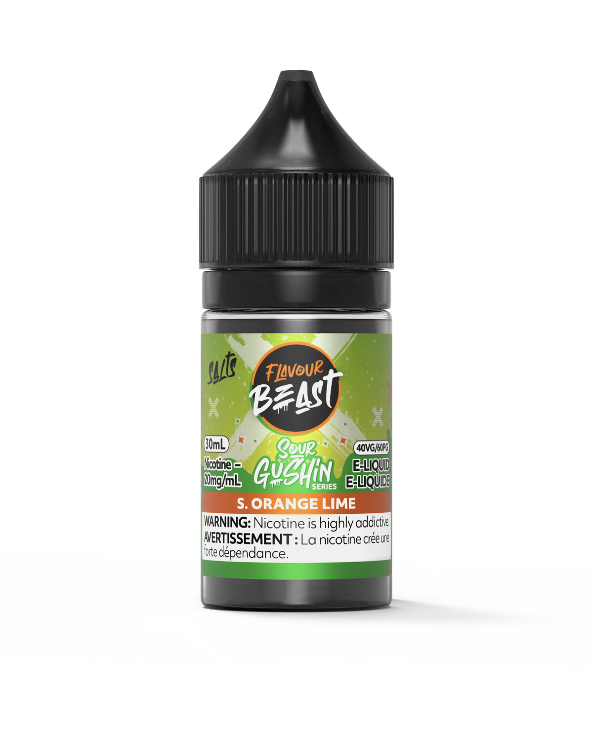 Flavour Beast Gushin S. Orange Lime 30mL Salt