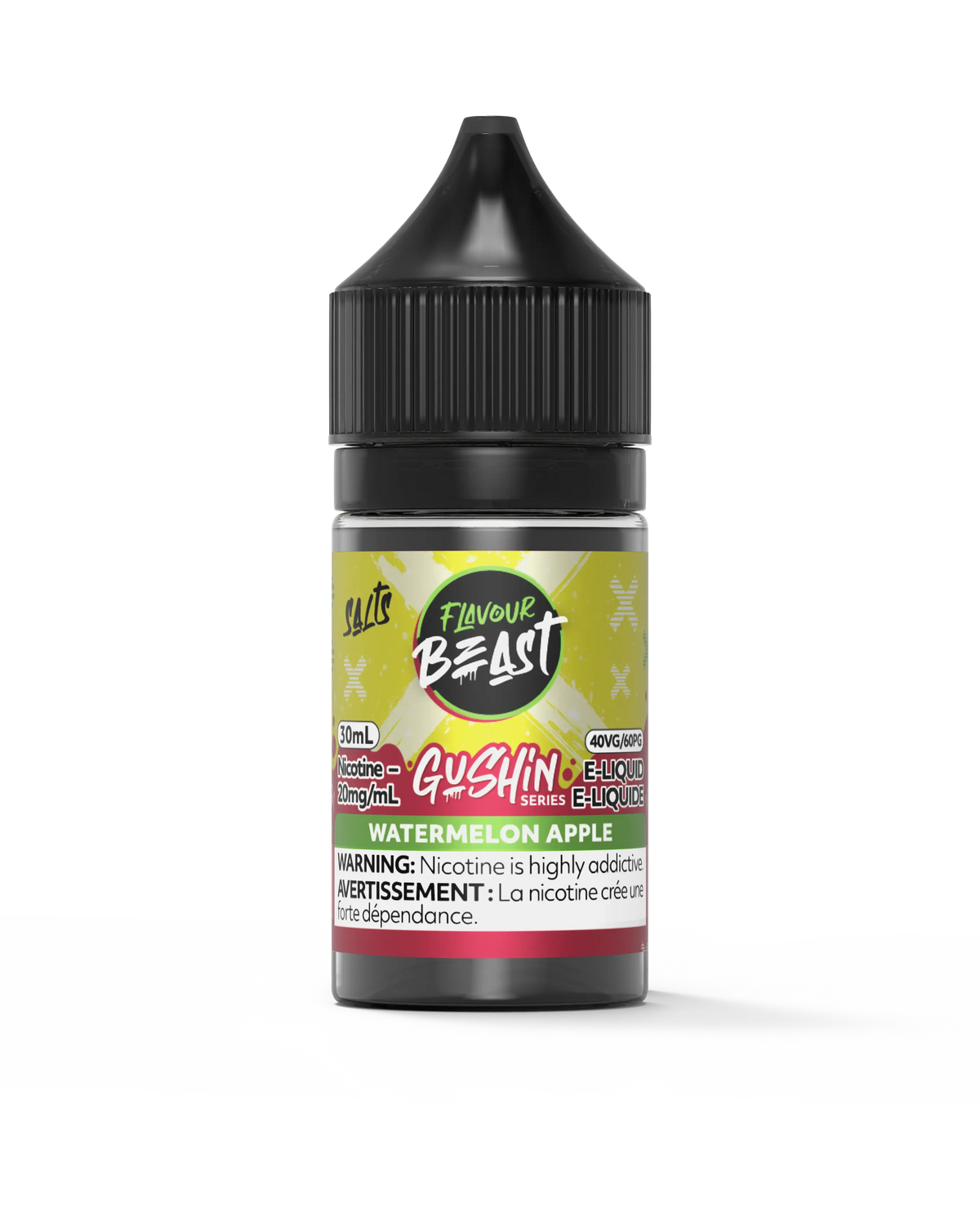 Flavour Beast Gushin Watermelon Apple 30mL Salt