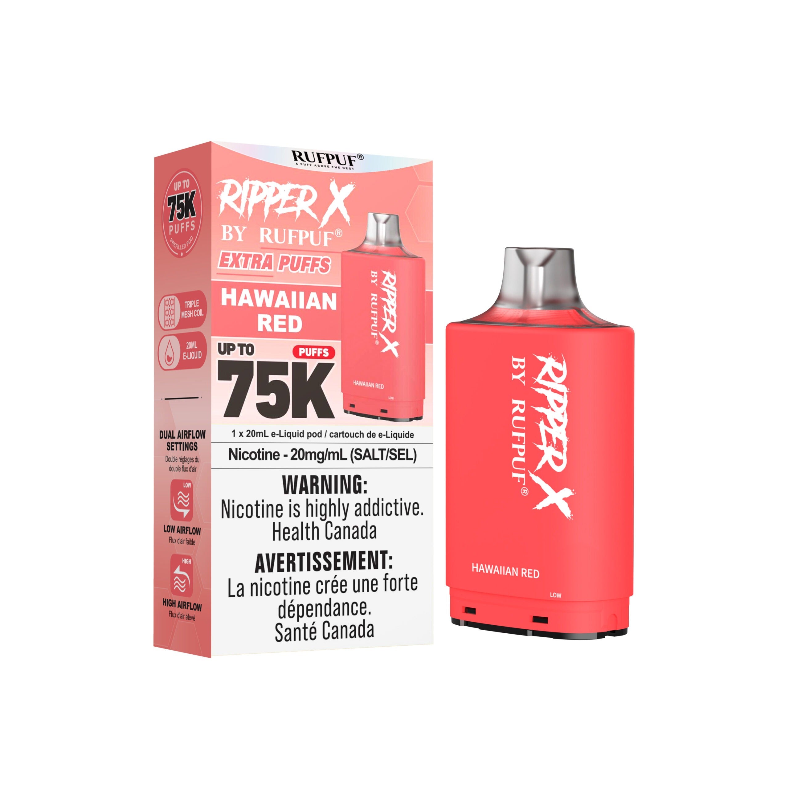 Hawaiian Red Ripper X 75K Pod