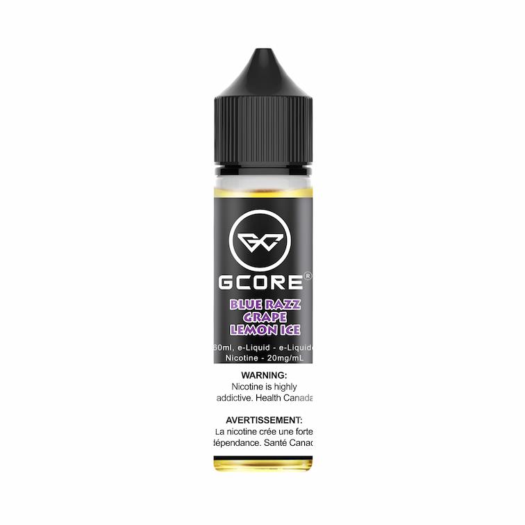 BLUE RAZZ GRAPE LEMON ICE - GCORE NIC SALTS 60ML [PROV]
