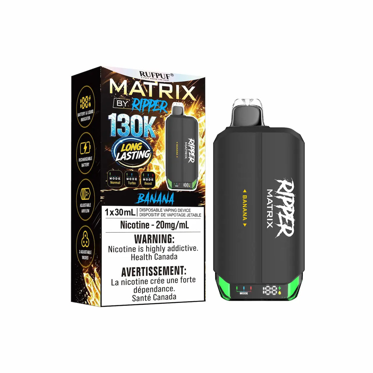 RIPPER MATRIX 130K 30ML DISPOSABLE VAPE [PROV]