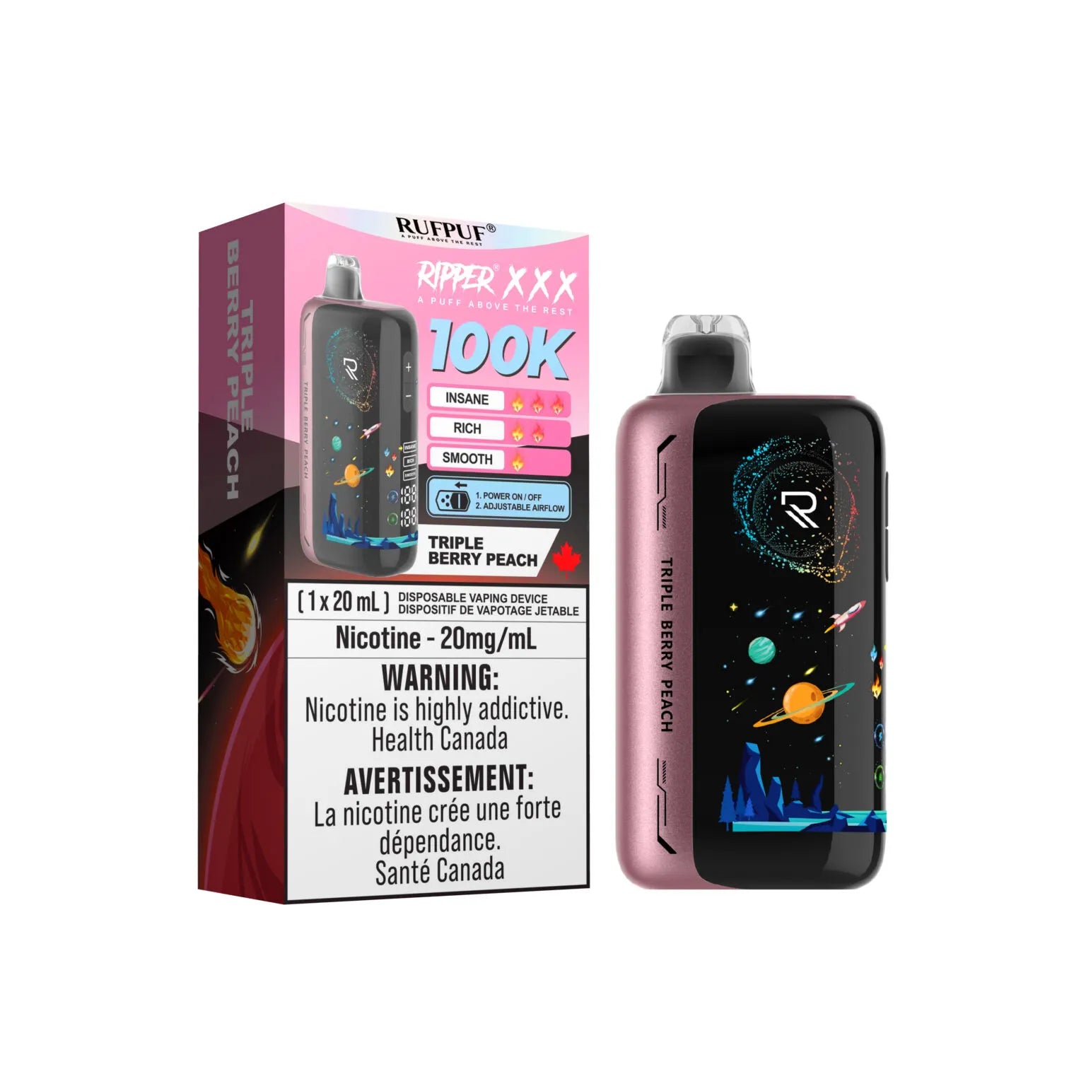 Ripper XXX 100,000 Puff Disposable Vape