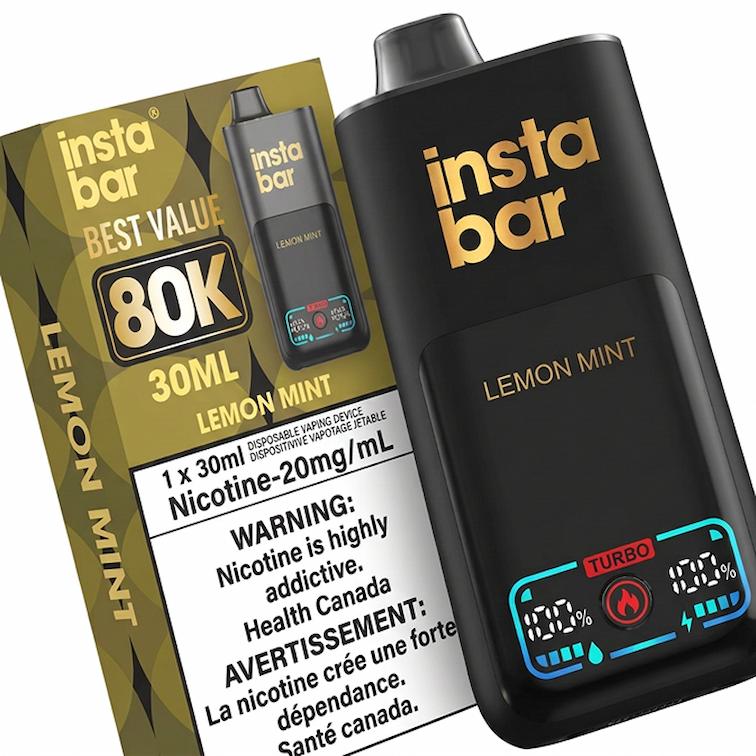 Lemon Mint Instabar 80K Dispoable
