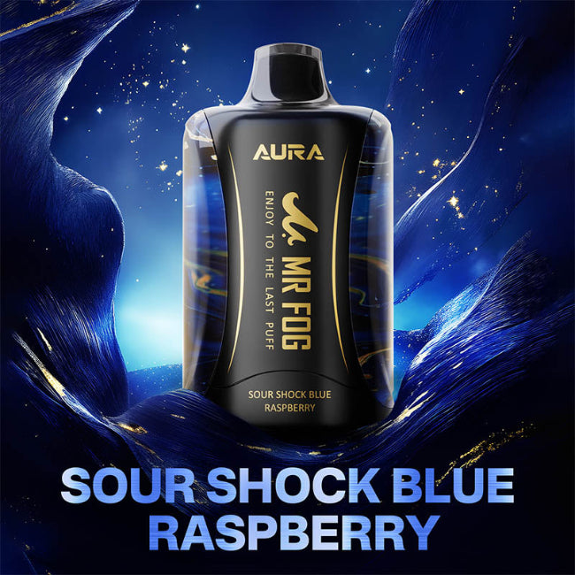 Mr Fog Aura 60K Sour Shock blue Raspberry