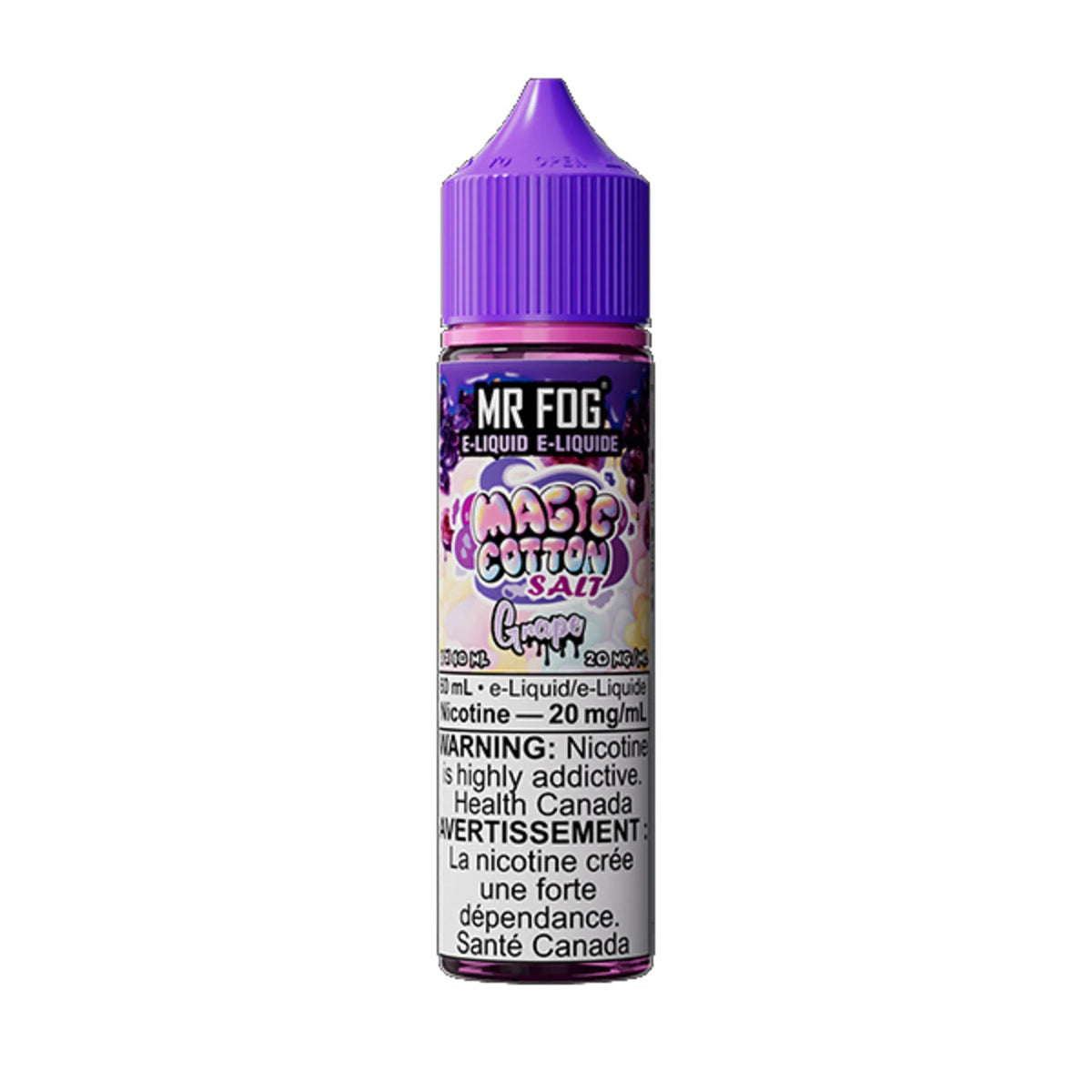 MAGIC COTTON GRAPE - MR. FOG SALT 60ML [PROV]