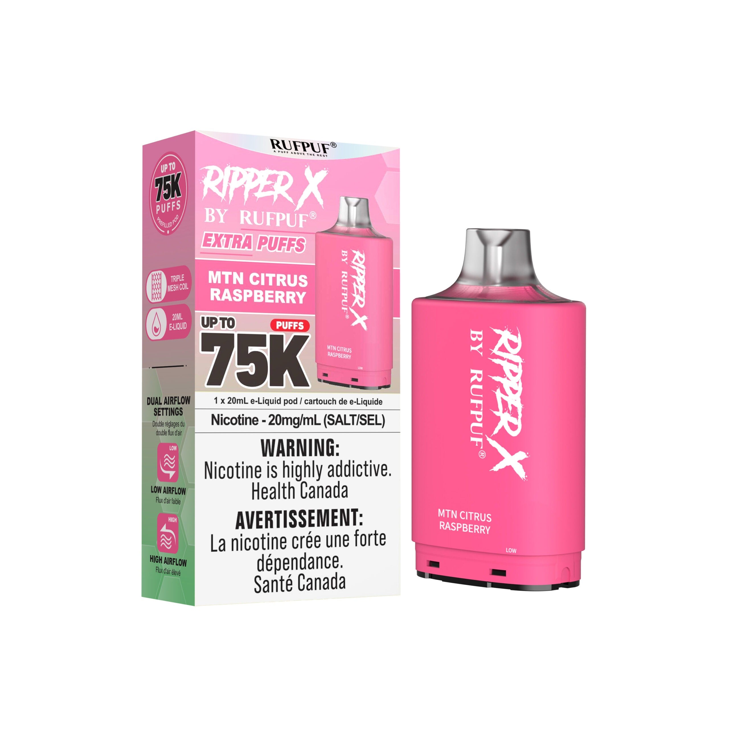 MTN Citrus Raspberry Ripper X 75K Pod