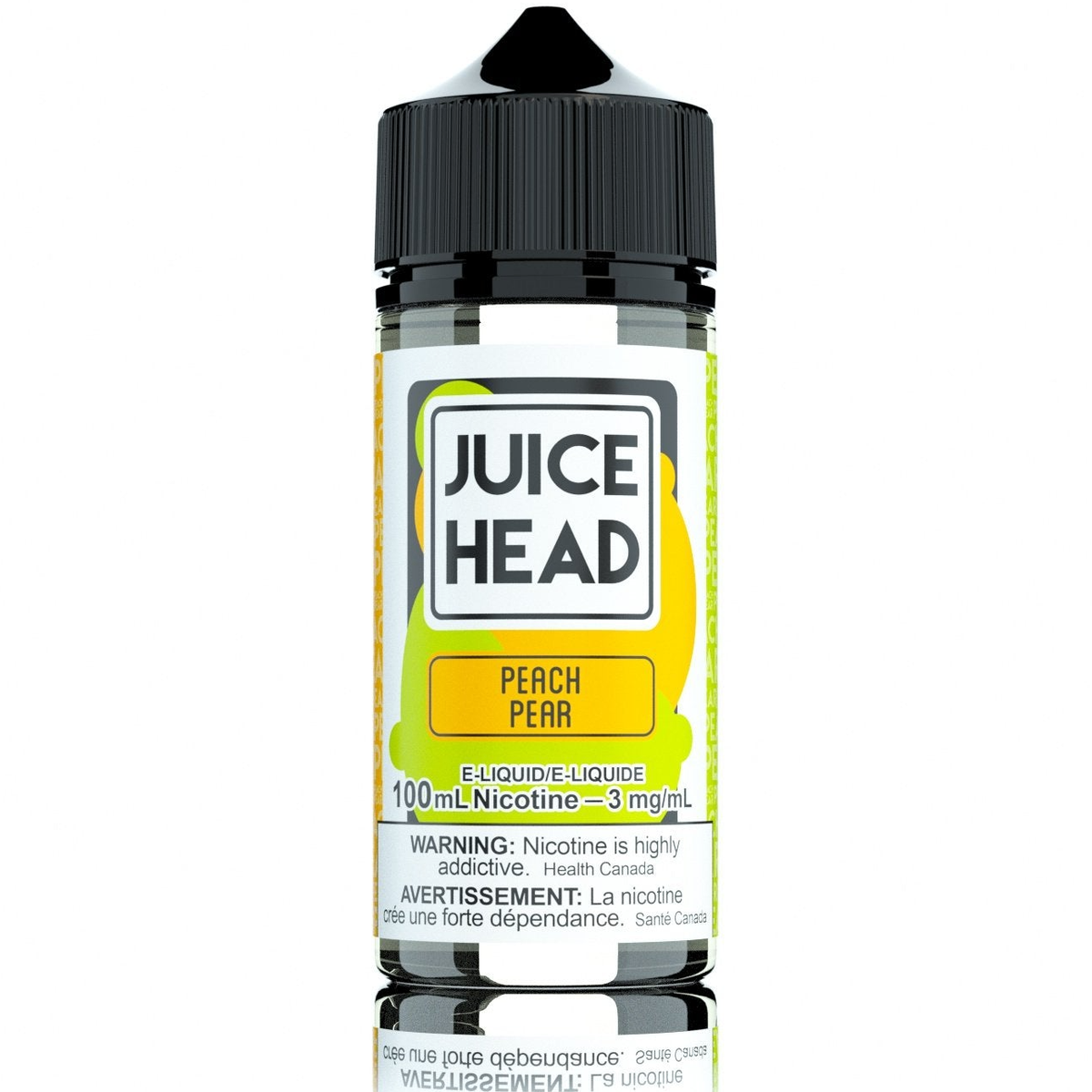Juice Head 100ml bottle peach pear