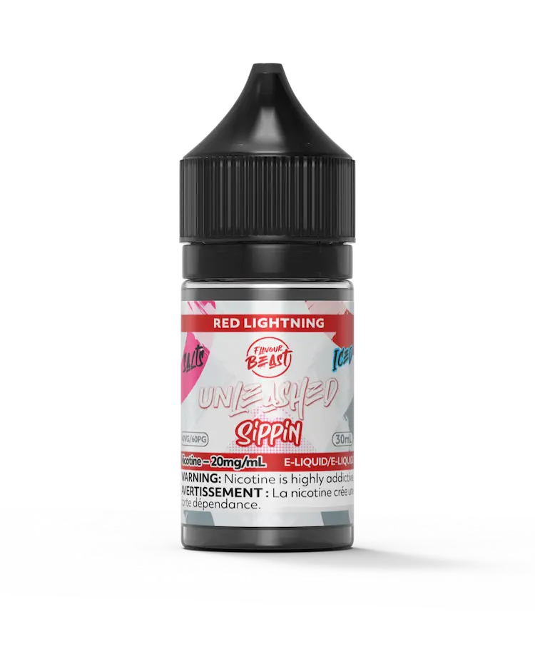 Sippin Red Lightning Flavour Beast Salt 30mL